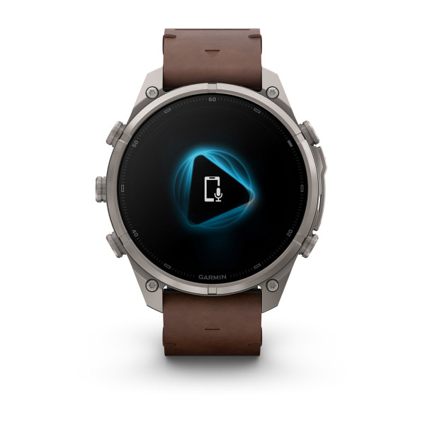 Garmin Fenix 9 Pro inReach Titanium с Walnut кожена каишка 010-04336-41