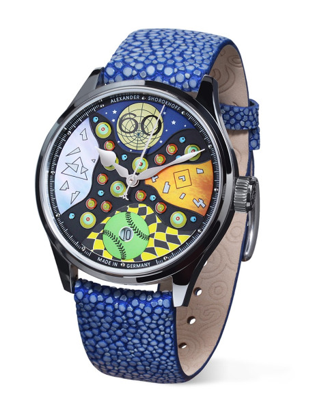 ALEXANDER SHOROKHOFF CRAZY BALLS AUTOMATIC 39MM LADIES WATCH LIMITED EDITION 30PIECES AS.CB01-4(B)