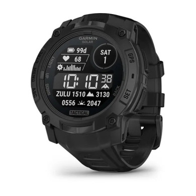 Instinct® 3 – 50 мм, Solar - Instinct® 3 – 50 мм, Solar, Tactical Edition - Black с Black каишка
