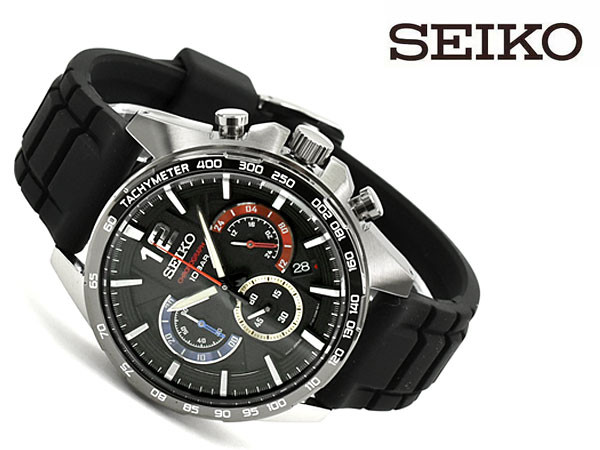 SEIKO SPORT CHRONOGRAPH QUARTZ 44MM MEN'S WATCH SSB347P1