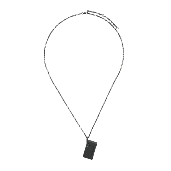 Запалка S.T.Dupont Lighter Necklace Diamond Head Black K27068CH
