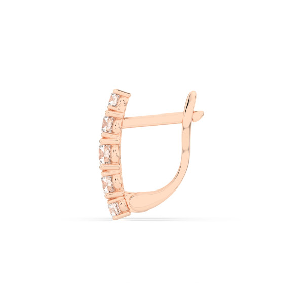 Cara обеци с диаманти 0.30+0.55 ct – ЗЛАТНО БИЖУ 14К K102-10128R/14K