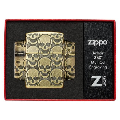 Запалка Zippo - Cackling Cranium Design