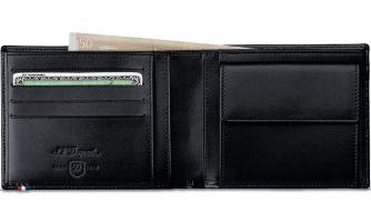 ПОРТФЕЙЛ S.T.DUPONT LINE D 4CREDIT CARDS&COIN PURSE 180007