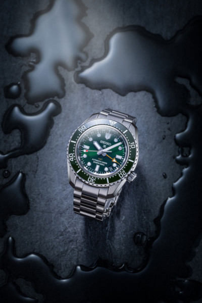 Мъжки часовник Seiko Prospex Marine Green GMT HBC001J1