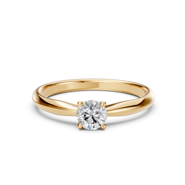 Cara пръстен с диамант 0.50 ct GIA сертификат – ЗЛАТНО БИЖУ 14К K101-10021Y(5.1)/14K