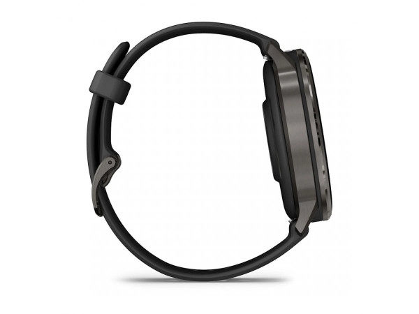 ЧАСОВНИК GARMIN VENU 4 45ММ SLATE С BLACK СИЛИКОНОВА КАИШКА 010-03014-00