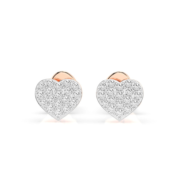 Cara обеци с диаманти 0.18 ct – ЗЛАТНО БИЖУ 14К K102-10097R/14K