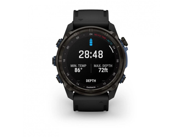 GARMIN DESCENT MK3I 51ММ CARBON GREY DLC ТИТАН С ЧЕРНА СИЛИКОНОВА КАИШКA 010-02752-11