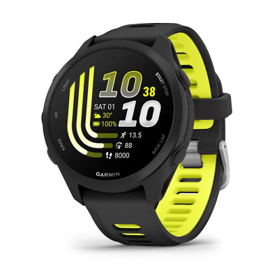 Forerunner® 170 - Music -  Black с Black/Amp Yellow каишка