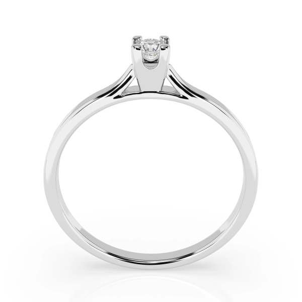 Cara пръстен с диамант 0.06 ct – ЗЛАТНО БИЖУ 14К K101-10034W(2.5)/14K