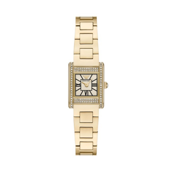 дамски часовник Emporio Armani AR11663 – златист корпус и правоъгълен циферблат – ClassicWatches.bg


