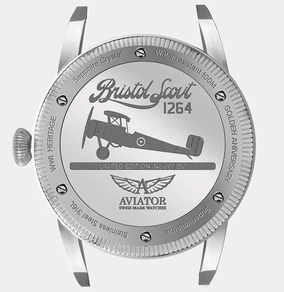 AVIATOR BRISTOL SCOUT 46MM V.3.18.0.160.4