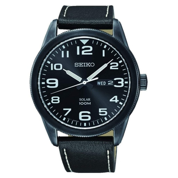 SEIKO SOLAR 43MM MEN'S WATCH SNE477P1