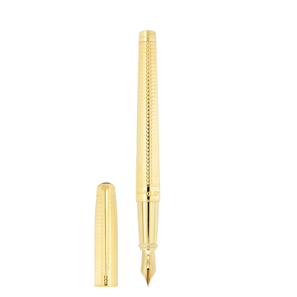 ПИСАЛКА S.T.DUPONT LINE D ETERNITY DIAMOND TIP GOLD LARGE 420015L