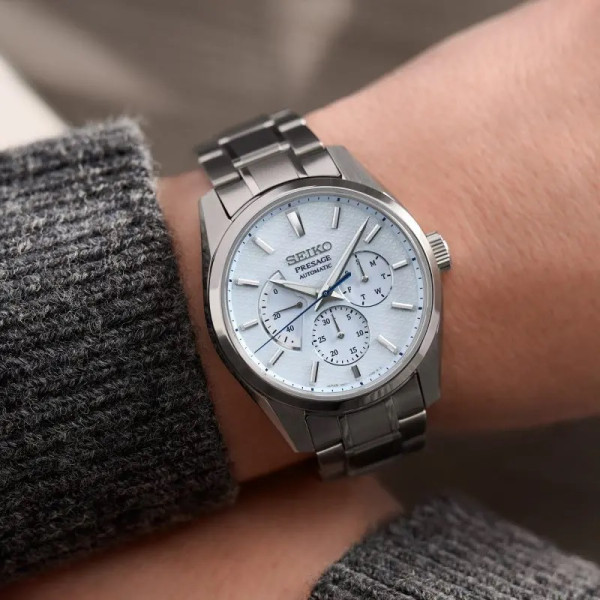 SEIKO PRESAGE SHARP EDGED `GEPPAKU` 40MM  MAN`S WATCH   SPB305J1