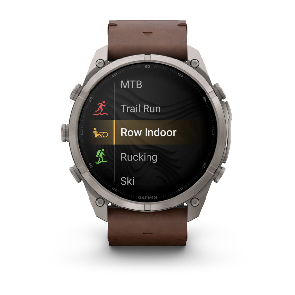 Garmin Fenix 9 Pro inReach Titanium с Walnut кожена каишка 010-04337-41