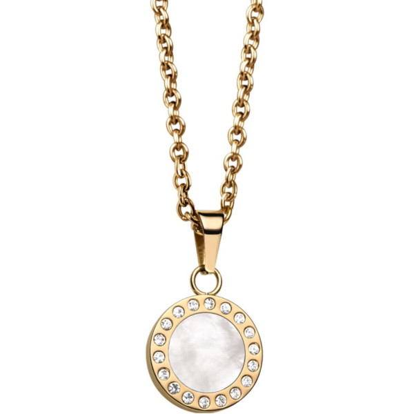 Дамски сет часовник и колие Bering Classic 12924-001G