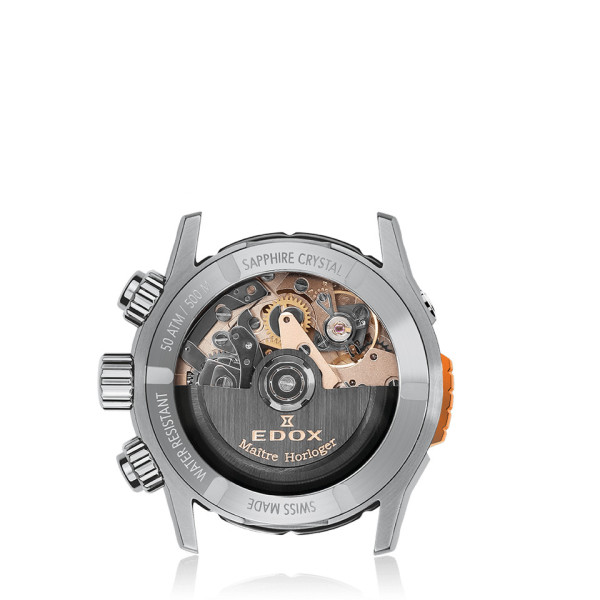 EDOX AUTOMATIC 45MM MEN'S WATCH 01128 3NOCA BUIDN
