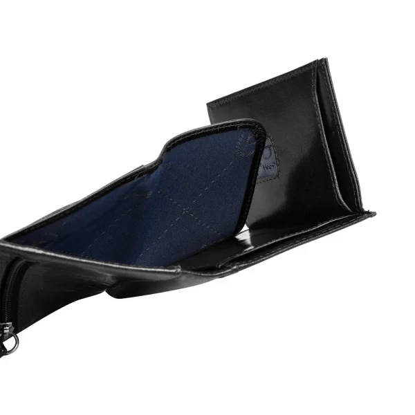 Калъф за карти и документи Bugatti - Secure Slim, черен