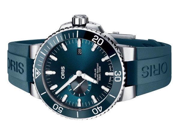 ORIS AQUIS DIVING SMALL SECOND DATE AUTOMATIC 45.5MM MEN'S WATCH 743 7733 4155-07 4 24 69EB