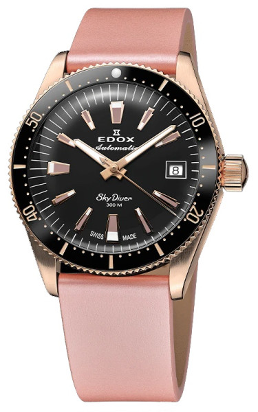 EDOX SKYDIVER AUTOMATIC SPECIAL EDITION 38MM WATCH 80131 37RNC NI