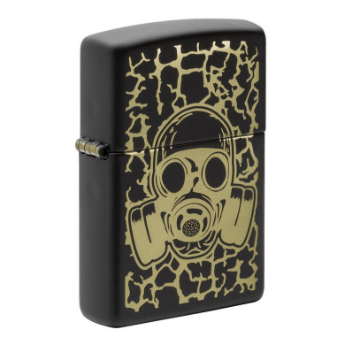 Запалка Zippo 49574 Matte Black Gas Mask