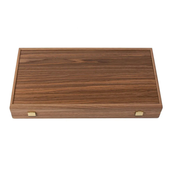 BACKGAMMON FOR GAME MANOPOULOS - AMERICAN WALNUT, 53X48 CM