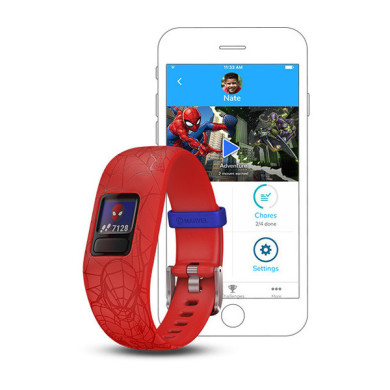 GARMIN ФИТНЕС ГРИВНА VÍVOFIT® JR. 2 SPIDER-MAN С РЕГУЛИРУЕМА КАИШКА 010-01909-16