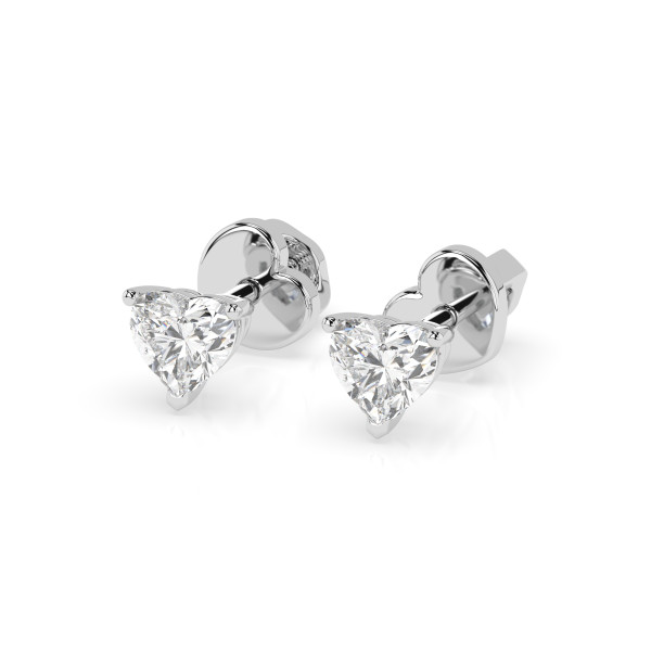 CARA Златни обеци с диаманти 0,60 ct  GIA сертификат  K102-10190W HRT