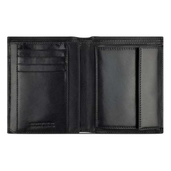 Мъжки портфейл Bugatti - Nobile Vertical With Flap, черен