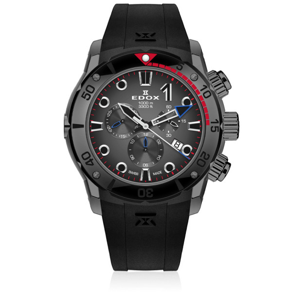 Edox CO-1 Chronograph Quartz 10242 Tingng Gidnr