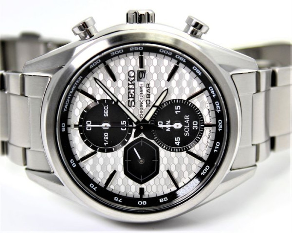 SEIKO SOLAR CHRONO 41MM MEN'S WATCH  SSC769P1