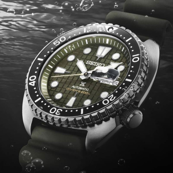 SEIKO PROSPEX KING TURTLE SAVE THE OCEAN AUTOMATIC DIVER 45MM MEN'S WATCH SRPE05K1