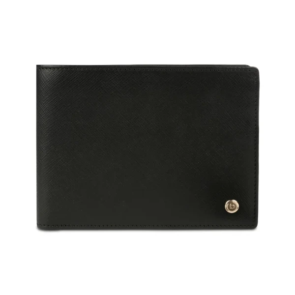Мъжки портфейл Bugatti - Roccia Flap, RFID защита, черен