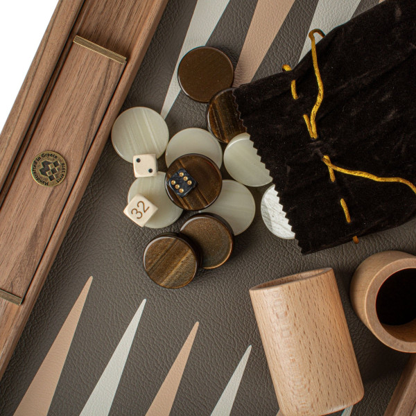 BACKGAMMON FOR GAME MANOPOULOS - CROCODILE TOTE LEATHERETTE, 60 X 48 CM, ECO LEATHER