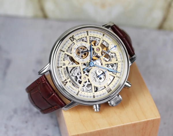 POLJOT INTERNATIONAL CHRONOGRAPH NICOLAI II SKELETON 43MM LIMITED EDITION 100PIECES 2901.194S012