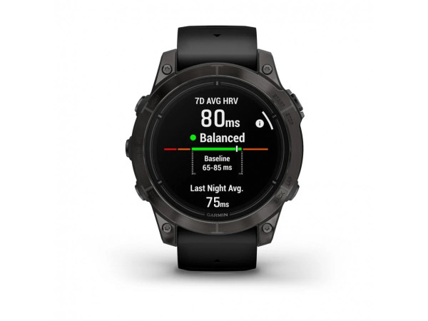 GARMIN EPIX PRO GEN2 SAPPHIRE 47MM CARBON GREY DLC TITANIUM С BLACK КАИШКА 010-02803-11