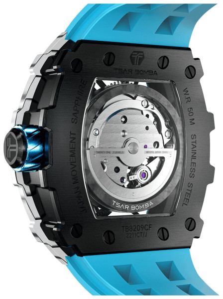 TSAR BOMBA Elemental Carbon Fiber White Blue TB8209CF-06