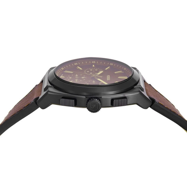 fossil everett fs6108 мъжки часовник черен корпус модерен дизайн classicwatches.bg