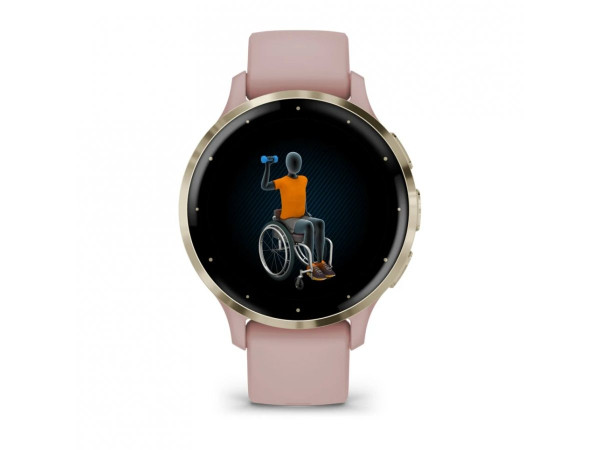 Garmin Venu® 3S – профил на корпуса и каишката, страничен изглед – classicwatches.bg