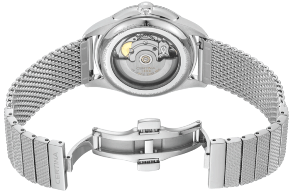 Certina DS-1 Day Date 40mm C029.430.11.051.00 пълен изглед с пеперуда закопчалка – classicwatches.bg