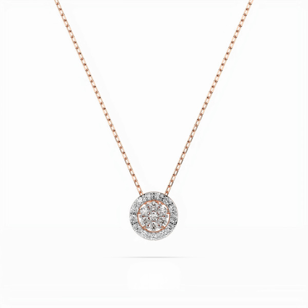 Cara колие с диаманти 0.08+0.07 ct – ЗЛАТНО БИЖУ 14К K104-10038Y/14K