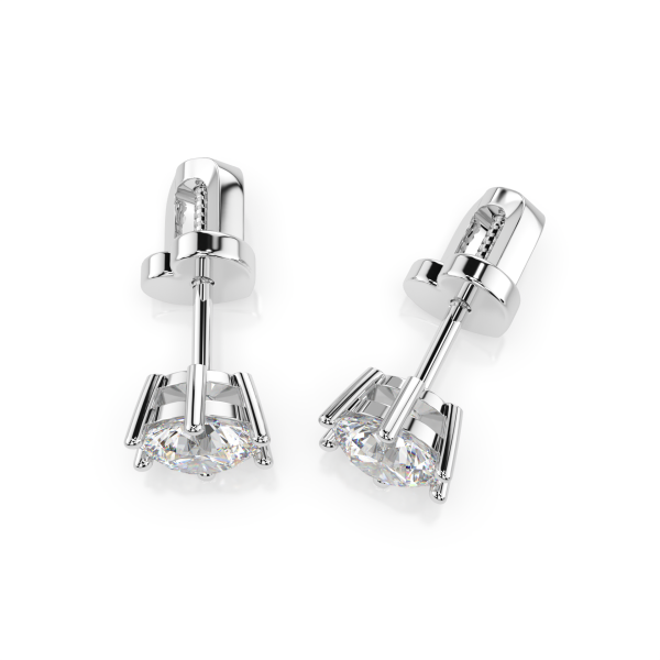 CARA Златни обеци с диаманти 0,80 ct GIA сертификат K102-10151W