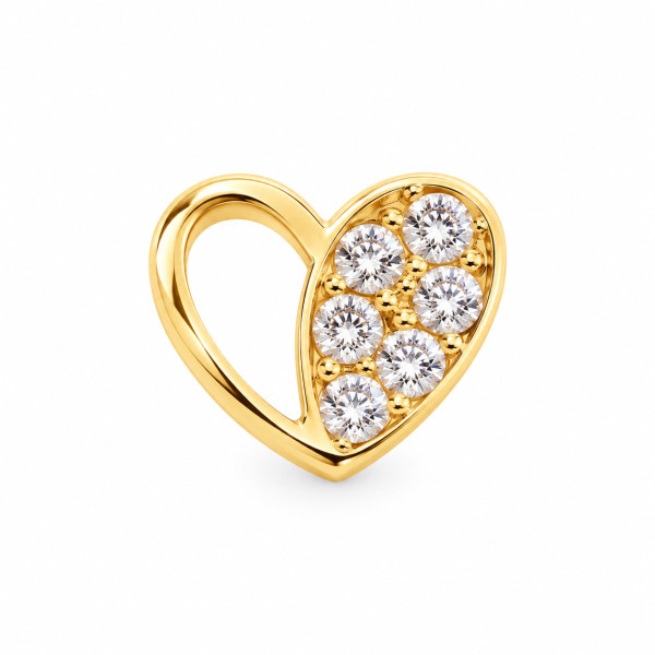 Comete Ambrosia gold earrings zirconia KAOZ080