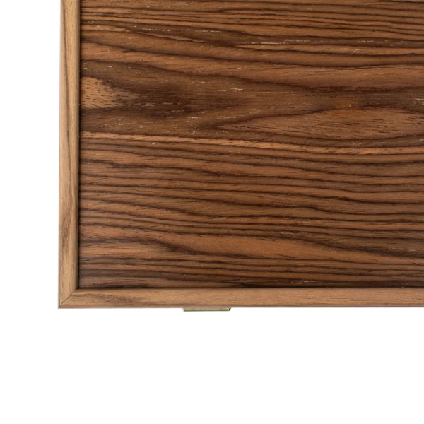 BACKGAMMON FOR GAME MANOPOULOS - OAK AND AMERICAN WALNUT, 52X48 CM