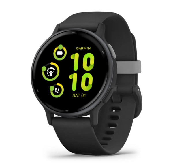 GARMIN vívoactive® 5 - vívoactive® 5 - Slate безел с Black корпус и силиконова каишка