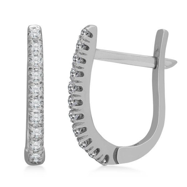 Cara Diamanti gold earrings with diamonds K102-10076