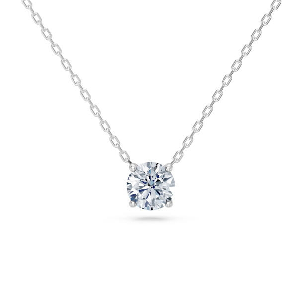 Cara колие с диамант 0.70 ct GIA сертификат – ЗЛАТНО БИЖУ 14К K104-10040W(5.7)/14K