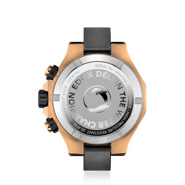 Edox Delfin Chronograph Quartz 10113 37RNCA NIR